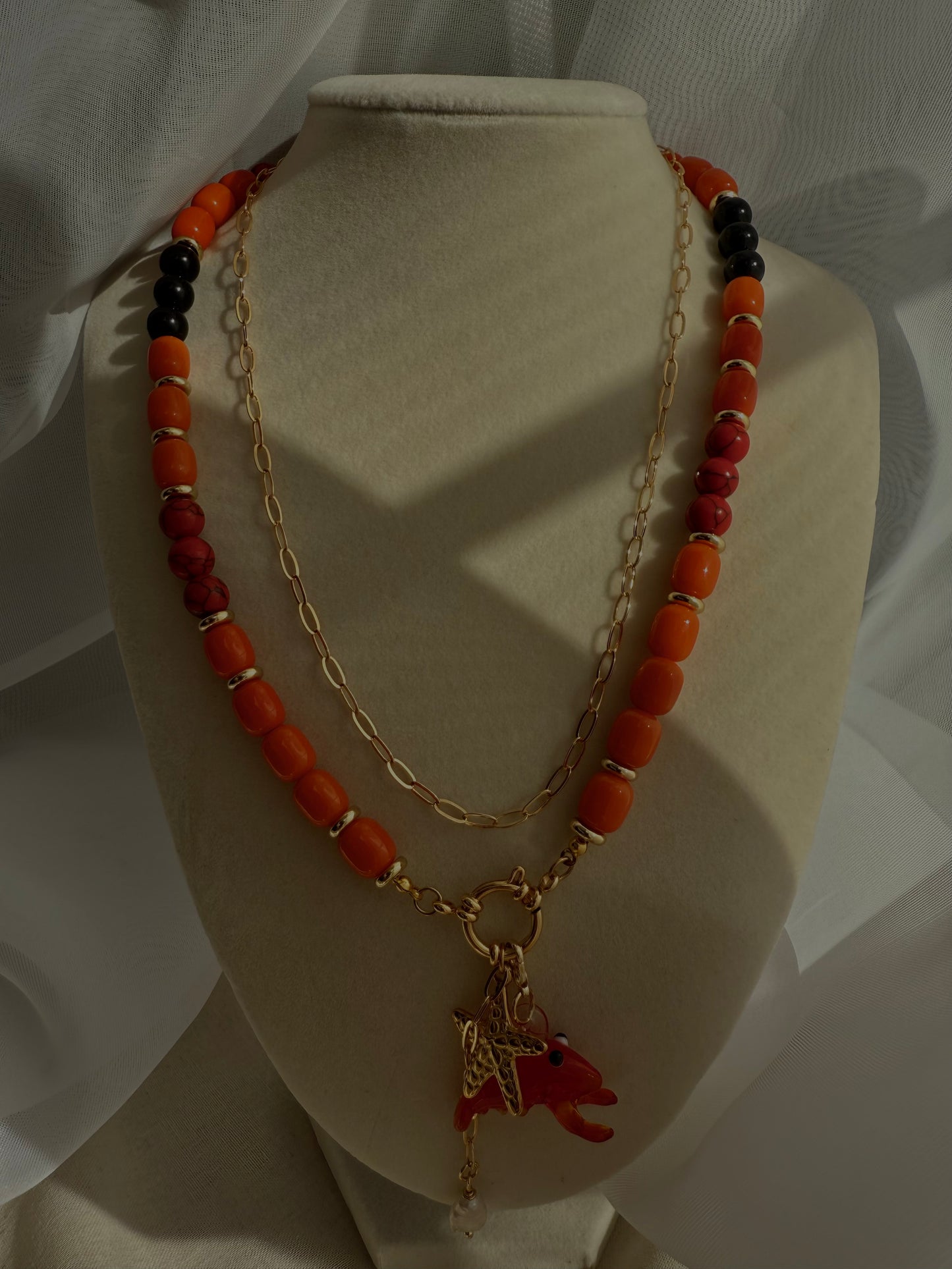 Ember Noir Multi-Way Necklace set