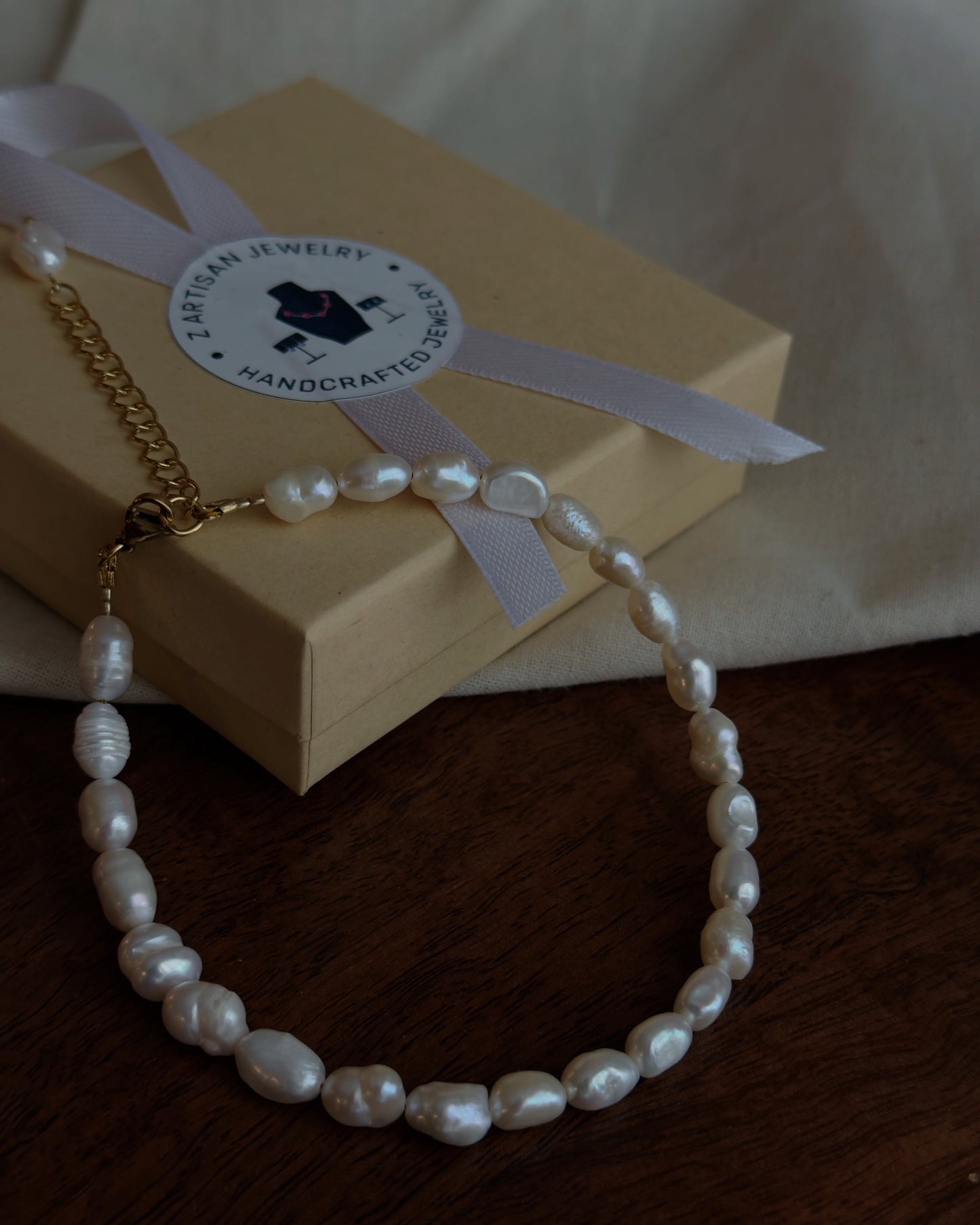 Oh-So-Chic all-pearl anklet